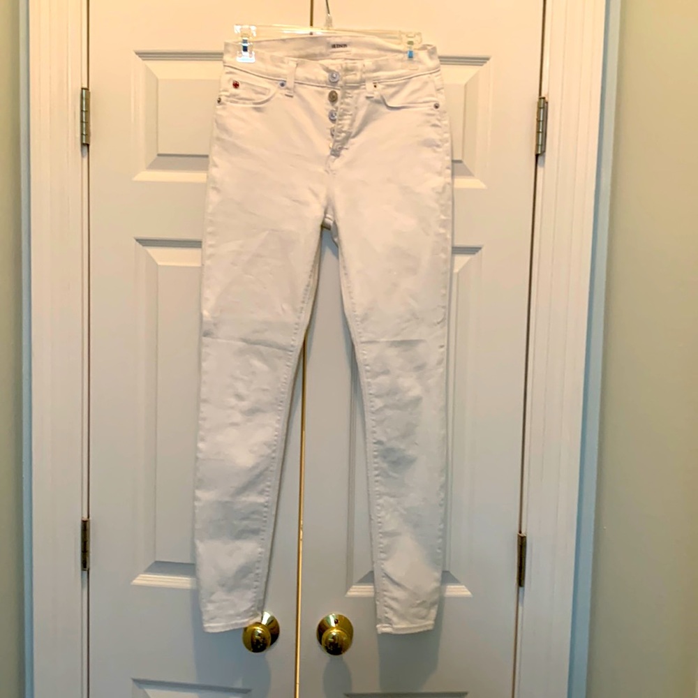 White Hudson Skinny Jeans